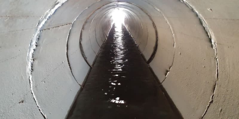 Multiple culvert joints in need of sealing