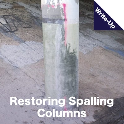 A Spalling Column. 'Restoring Spalling Columns'
