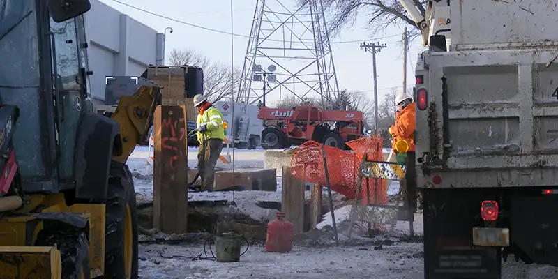 Retaining bands loosely placed over a rubber seal