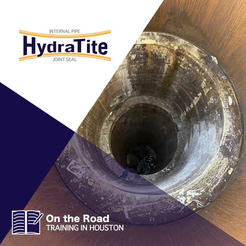 Looking down into a dark pipe