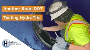 A technician installing HydraTite
