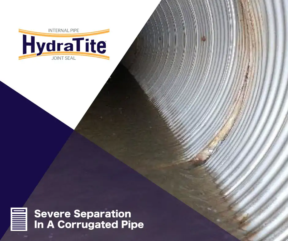 A riser in a cooling water system that has had all the corrosion removed via grit blasting, 'Rehabilitating Four Risers In A Cooling Water System'