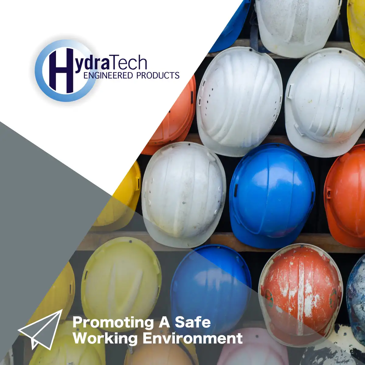 Large Collection Of Hard Hats, 'Promoting A Safe Working Environment'