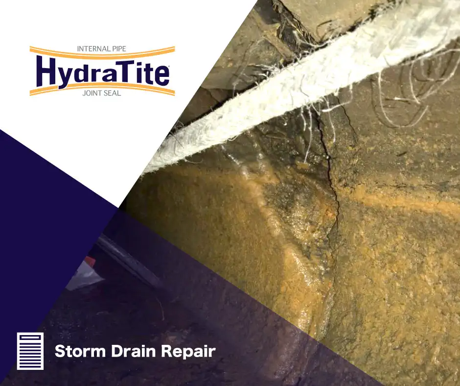 Long run of corrugated pipe, 'Groundwater Inflow Infiltration'