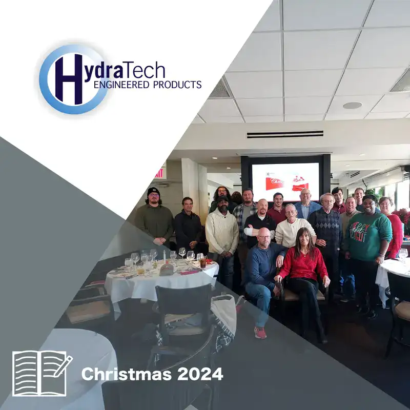 Everyone together for the holiday party, 'Christmas 2024'