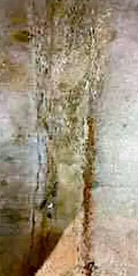 Joint-Before-Repair Retaining bands sitting at the invert of a pipe near the joints