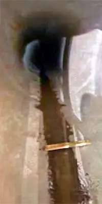 Pipe-Prior-To-Installation Retaining bands loosely placed over a rubber seal