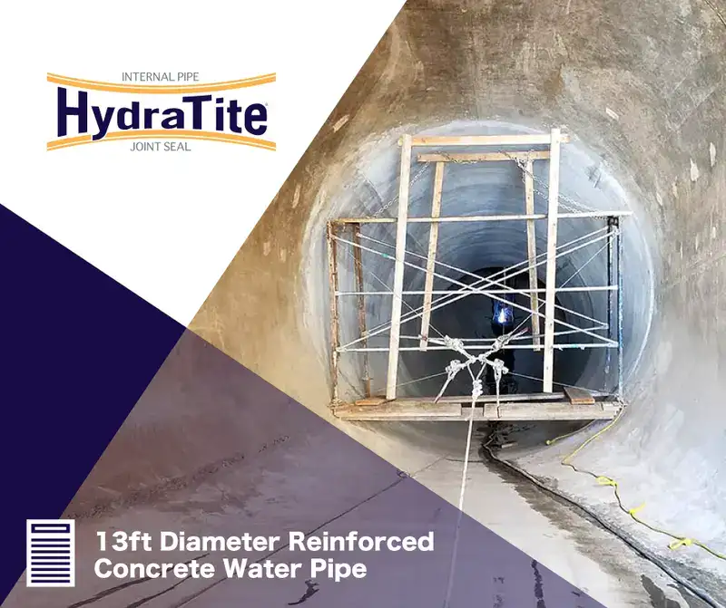 A field technician expanding a retaining band, 'Restoring A Century-Old Pipeline With HydraTite'