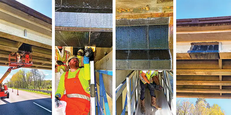 Compilation-Image-Of-Bridge-Repair Two HydraTite Installers