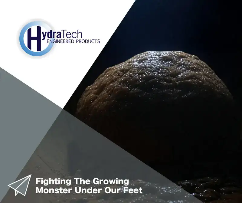 A larg mass in a pipe, 'Fighting The Growing Monster Under Our Feet'