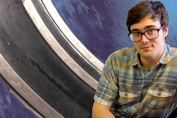 Guy sitting in front of a HydraTite seal