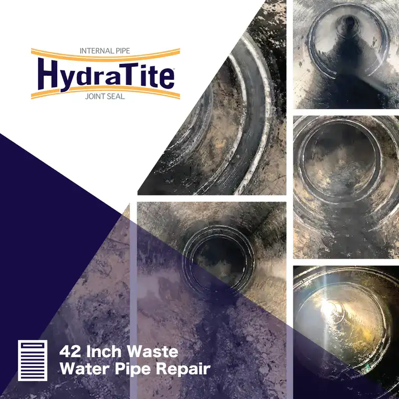 A field technician expanding a retaining band, 'Restoring A Century-Old Pipeline With HydraTite'