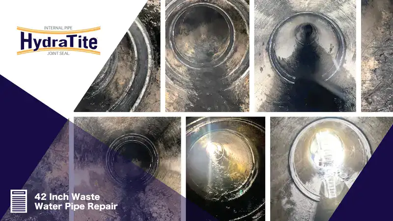 A field technician expanding a retaining band, 'Restoring A Century-Old Pipeline With HydraTite'