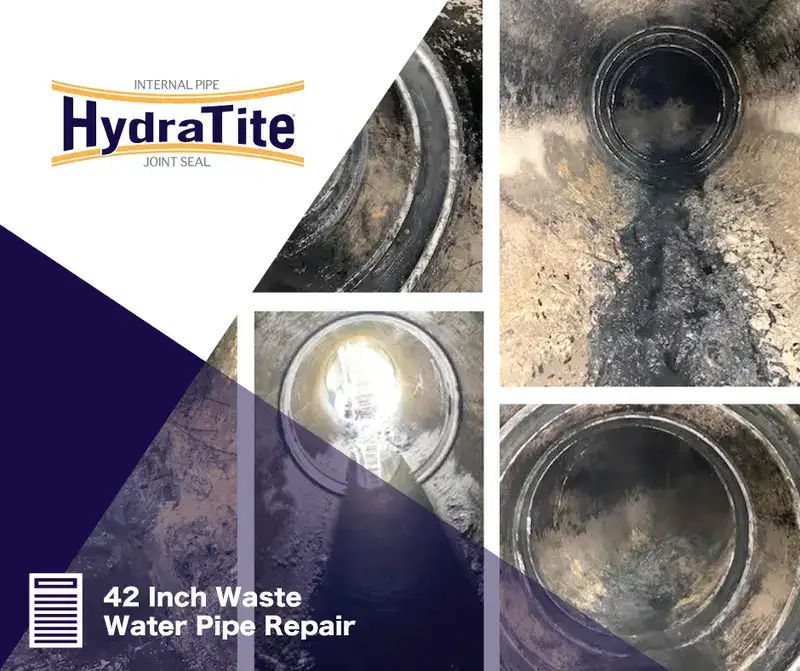 A field technician expanding a retaining band, 'Restoring A Century-Old Pipeline With HydraTite'