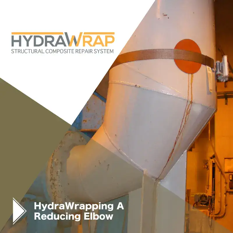 A HydraTite installed over a joint in a pipe, 'Case Study On City Of Fort Collins Project'