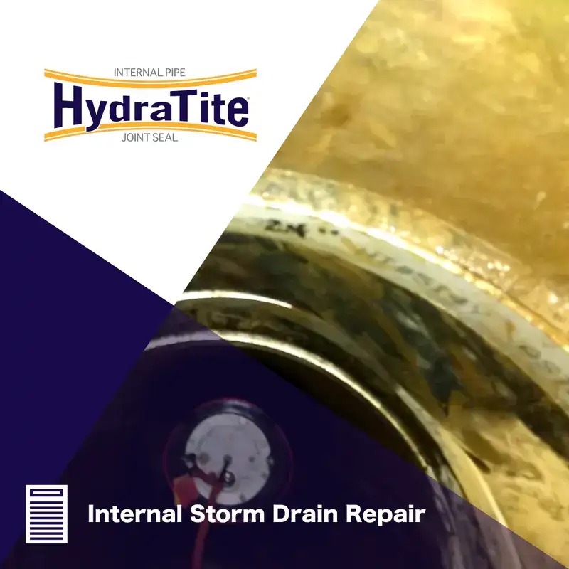 A field technician expanding a retaining band, 'Restoring A Century-Old Pipeline With HydraTite'
