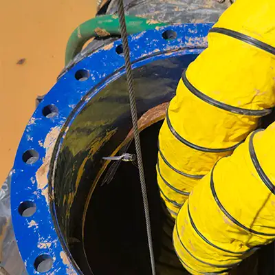 Clamps around a failing pipe