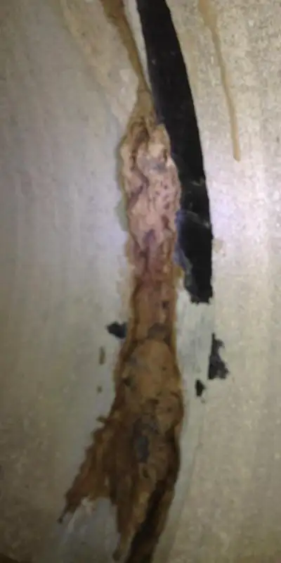 Retaining bands loosely placed over a rubber seal