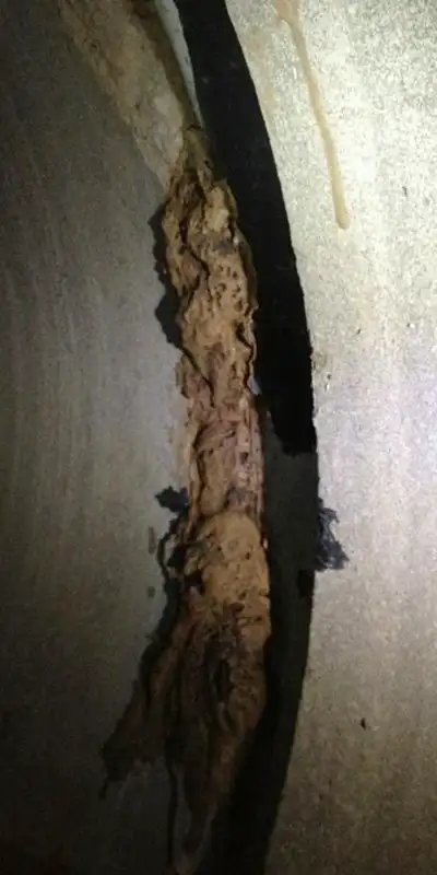 Retaining bands loosely placed over a rubber seal