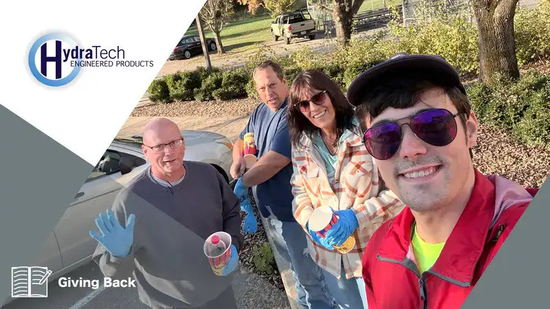 HydraTite testimonial showing HydraTite installed in a corrugated pipe