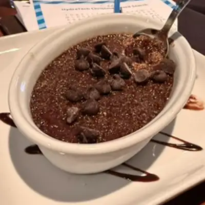 A chocolate desert