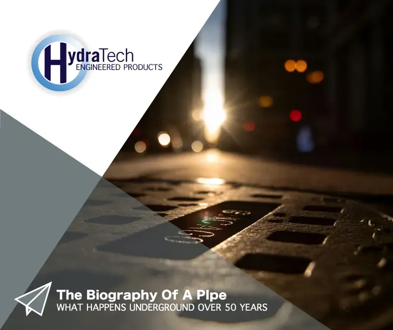 A Sewer Lid With Sunlight Hitting It, 'Biography Of A Pipe'1 A sewer lid being illuminated by sun that is low on the horizon