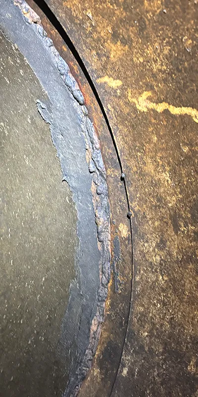 A Compromised Joint In A Raw Water Pipe