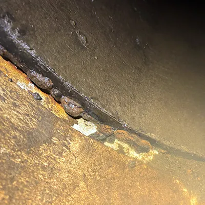 A Compromised Joint In A Raw Water Pipe