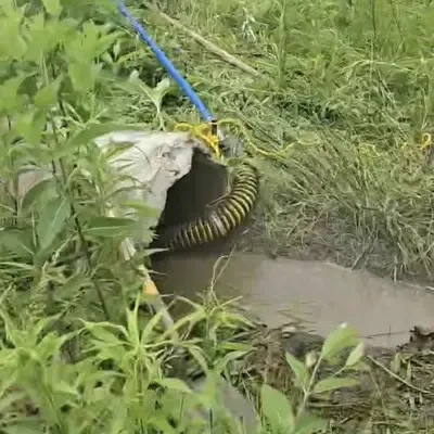 Jetter Vac Cleaning Out A Culvert A culvert being cleaned out with a jetter vac